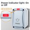 1 Pcs Outdoor Waterproof Doorbell Control Push-Button Switch Patio-mounted Switch Outdoor Waterproof Doorbell Switch