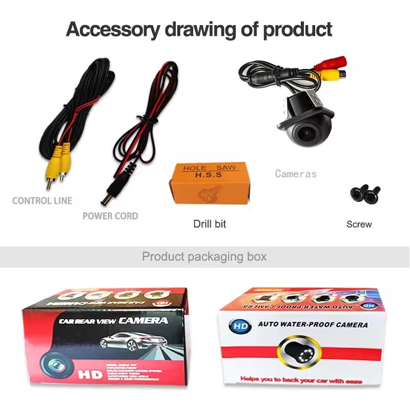 AHD камера заднего вида с инфракрасным ночным видением Starlight для автомобиля с функцией парковки задним ходом IP68 Водонепроницаемый HD-видео