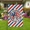 День независимости Садовый флаг Флаг Американский праздник Вечеринка Украшение Реквизит Садовый флаг.