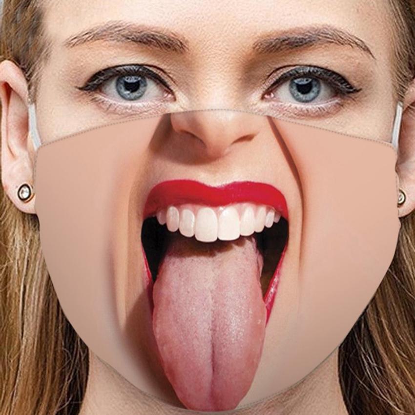 Маски для лица с весёлым принтом