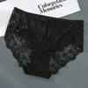 Plus Size Women's Triangle Panties Sexy Underwear Women Lace Mid Waist European Size Underwears L-4XL