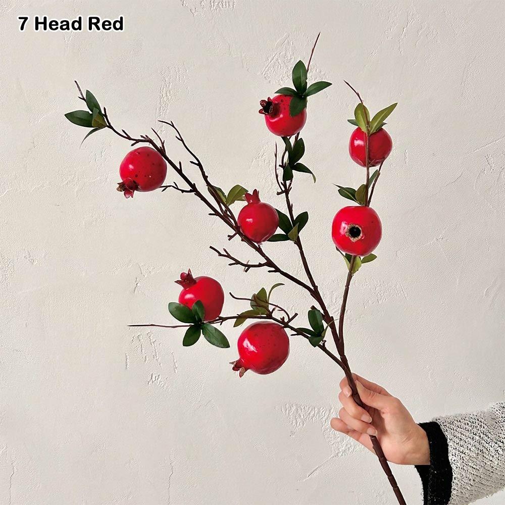 Simulation Artificial Pomegranate Long Branch Artificial Plants Garden Decoration