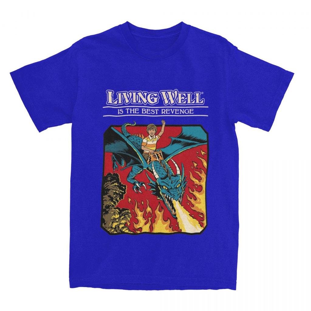 Футболки мужские и женские винтажные фантазийные сумасшедшие 100% хлопок с графическим принтом ткань