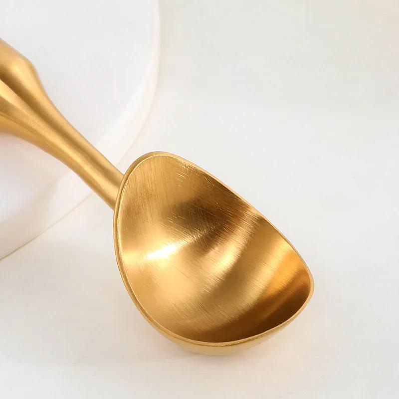 1 шт. ложки для мороженого, набор из нержавеющей стали, приспособление для приготовления мороженого с антипригарным покрытием, ложка для приготовления фруктового льда, арбузного мороженого