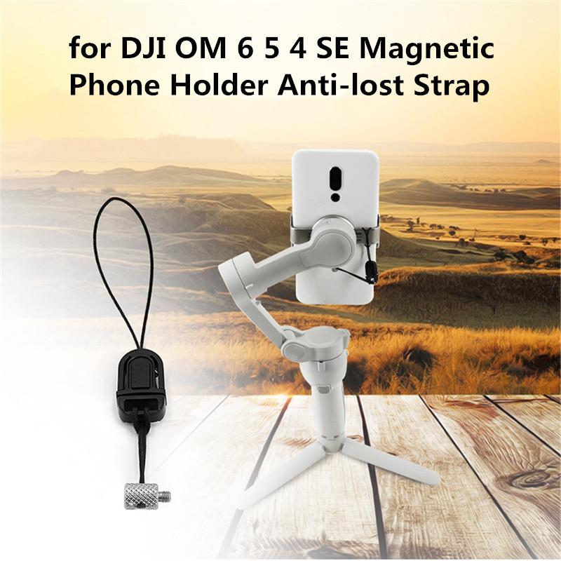 Магнитный держатель для телефона DJI OM 6, ремешок, препятствующий потере, стабилизатор Osmo Mobile 5 4 SE, ремешок, препятствующий падению телефона