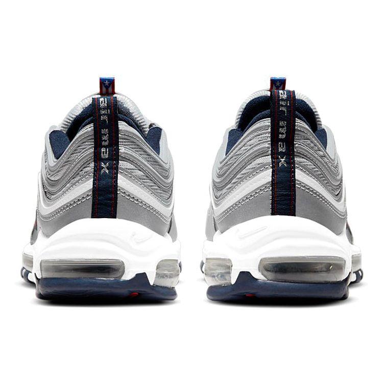 Nike Кроссовки унисекс Air Max 97 OG SP Puerto Rico Silver Metallic-Silver Varsity-Red DH2319-001