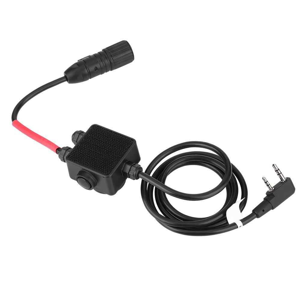 Адаптер PTT Push to Talk для военных радиостанций серии Z-TAC Наушники-гарнитуры Z134-KEN