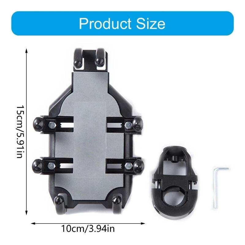 Adjustable Motorcycle Smartphone Stand Offer Reliable Grip For Secure Navigation Universal Mobile Phone Stand For IPhone