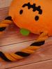 Dog Toys for Small Medium Breeds Halloween Pumpkin & Bat  Rope Chew Toy Durable Tough Squeaky Puppy Toys for Pet Gifts Soft Plus