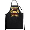 InnoBeta Coffee Gifts for Men/Women, Barista Apron with Pockets and Adjustable Neck Strap, Barista Gifts