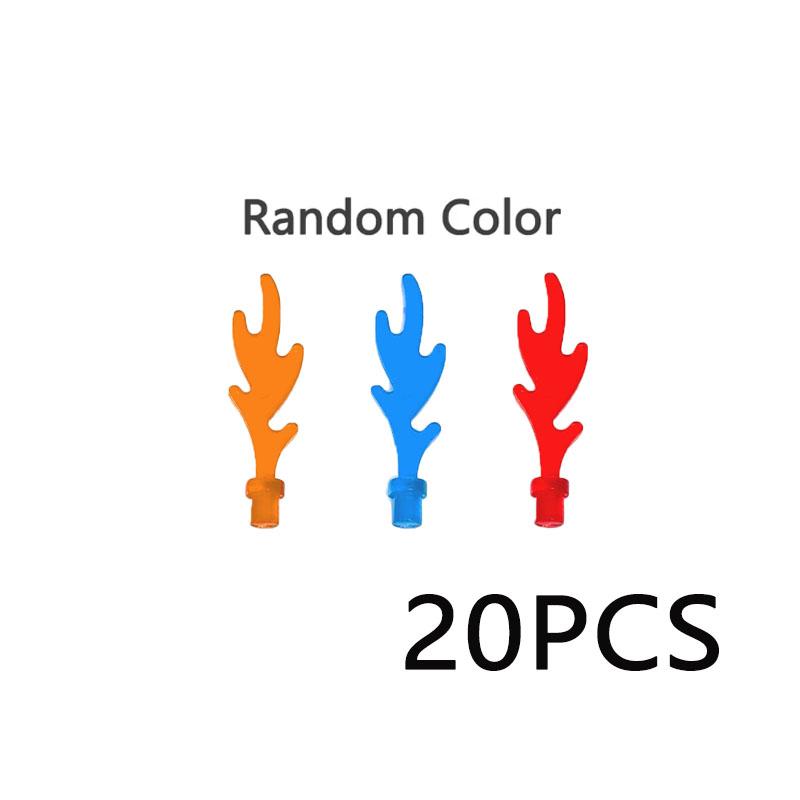 MOC Строительные блоки Костер Пламя Средневековая Бутылка вина Набор аксессуаров Модель подсвечника Мини-кирпич Совместимая игрушка Подарок Сделай сам X019