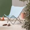 Lafuma Уличное кресло-бабочка POP UP XL LFM2777 9879 Azur Ш91 x Г83 x В87 Складное стальное моющееся уличное кресло Сделано во Франции Подлинный японский продукт 5