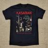 НОВАЯ РЕДКАЯ Черная Хлопковая Футболка Группы Kasabian Полный Размер S5XL T103 Унисекс Футболка