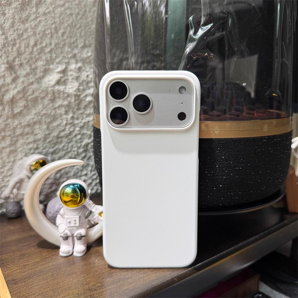 Ультратонкий Матовый Замороженный Жесткий ПК Чехол для iPhone 17 Air 16 15 Pro 14 Plus 13 12 Pro Max Mini Тонкий Простой Задняя Крышка Чехол для Телефона