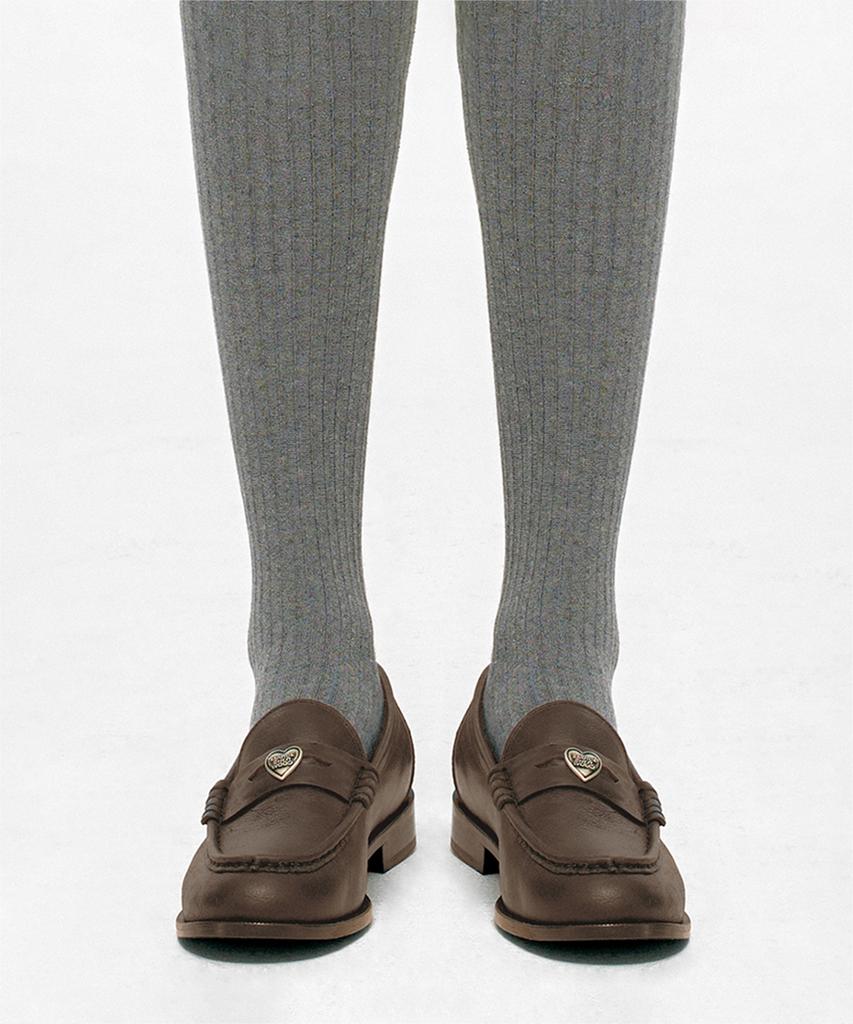 Margesherwood Marge Heart Loafers_Washed Brown Pull-Up
