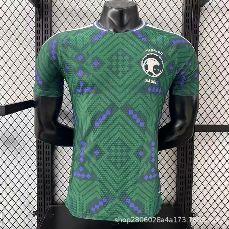 Mens Soccer Training Jersey 2026 World Cup Saudi Home Away Short Sleeve Football Shirt Adult Sportswear