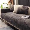 Мягкий бархатный стеганый диван-полотенце Nordic, утолщенный короткий плюшевый секционный диван-чехол, нескользящие чехлы для дивана для гостиной