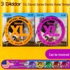 Сет никелированных струн D'Addario для электрогитары (EXL110 и EXL120) - 6 строк