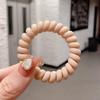 Korean Matte Elastic Spiral Hair Ring - Frosted Fairy Bracelet Hair Accessory