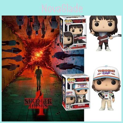 Funko Pop 1240 Дастин 1250 Эдди Очень странные дела Виниловая модель Коллекционная кукла Украшение