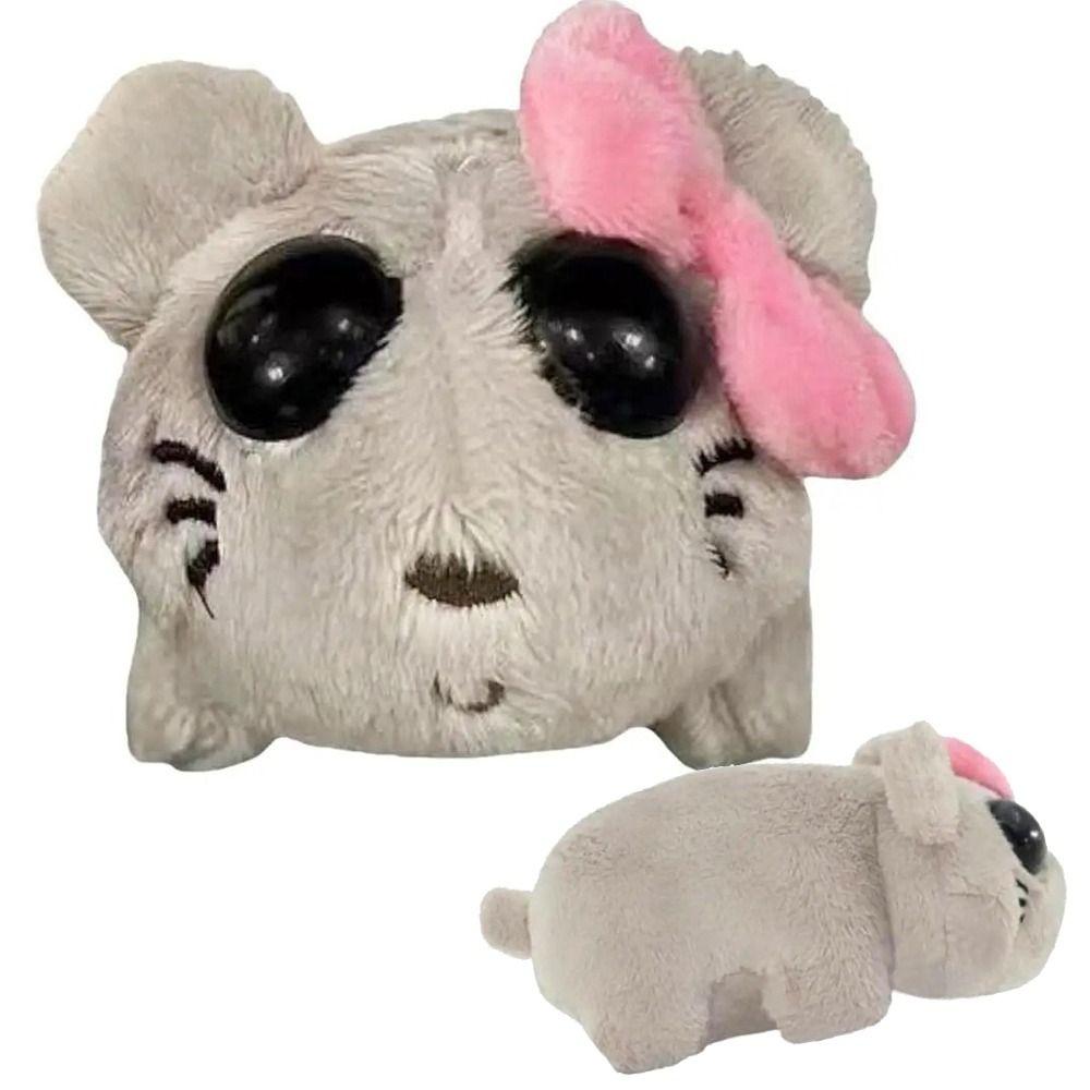Soft Plush Stuffed Animal Doll No Shedding Cute Hamster Toy Sad Hamster Plush Toy Birthday Gift