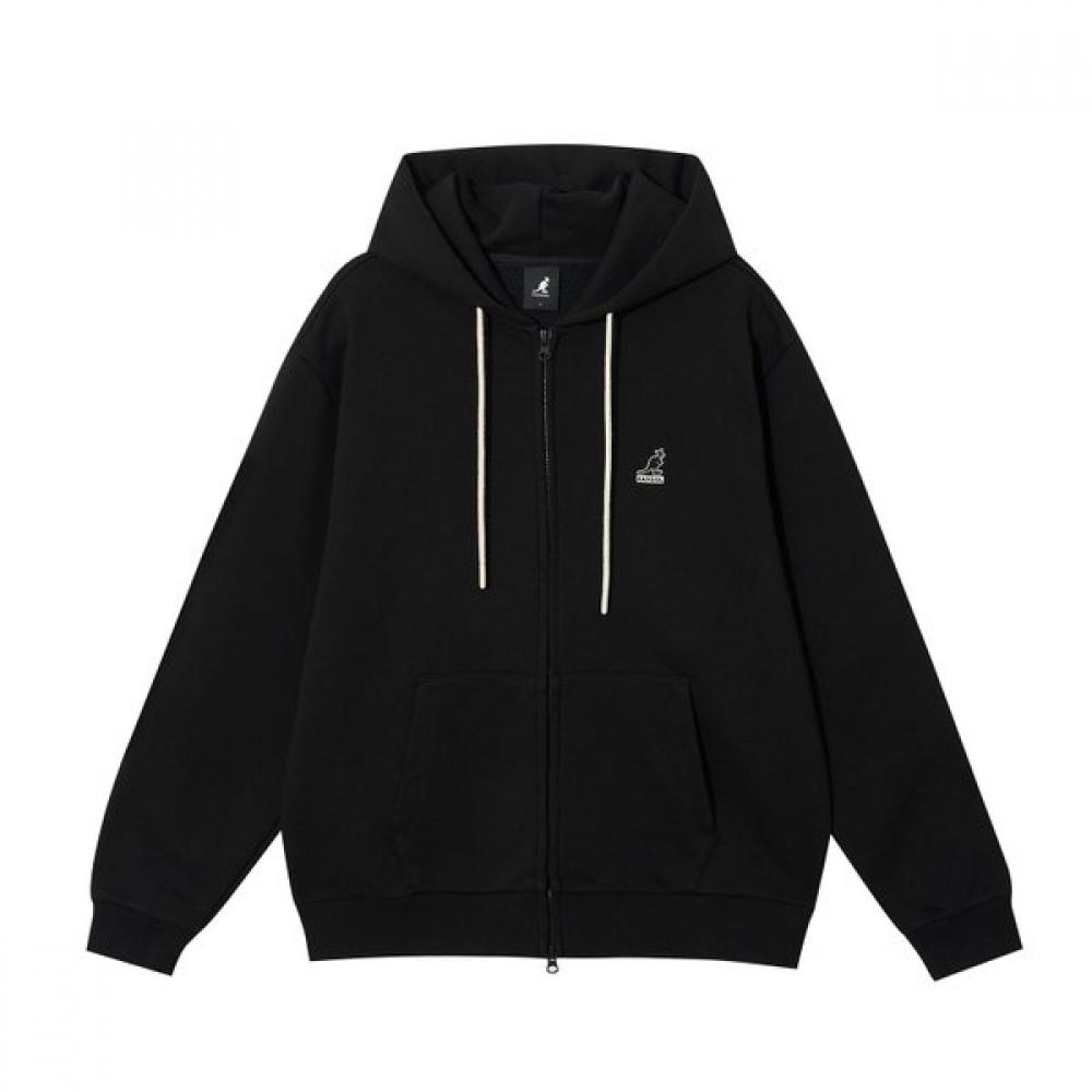 KANGOL Базовая толстовка на молнии Черная 5145