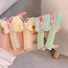 2PCS DIY Telephone Wire Line Butterfly Straight Hair Tie New Ponytail Holder  Girls
