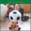 Football Basketball Sports Equipment Pp Cotton Plush Keychain Bag Decor For Kids