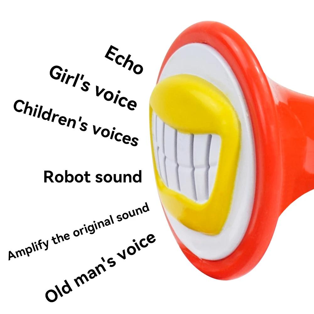 Mini Children's Voice Changing Toy With 6 Sound Effects, Role-Playing Voice Speaker Children's Handheld Amplifier Parody Kid Toy