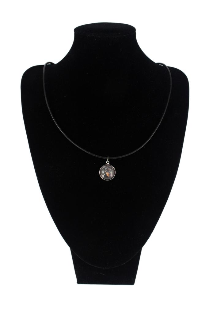 Такса Гладкая, Сосиска, Барсучья собака - кулон-подвеска с вашим фото, ручная работа, авторская бижутерия от бренда Art-Dog