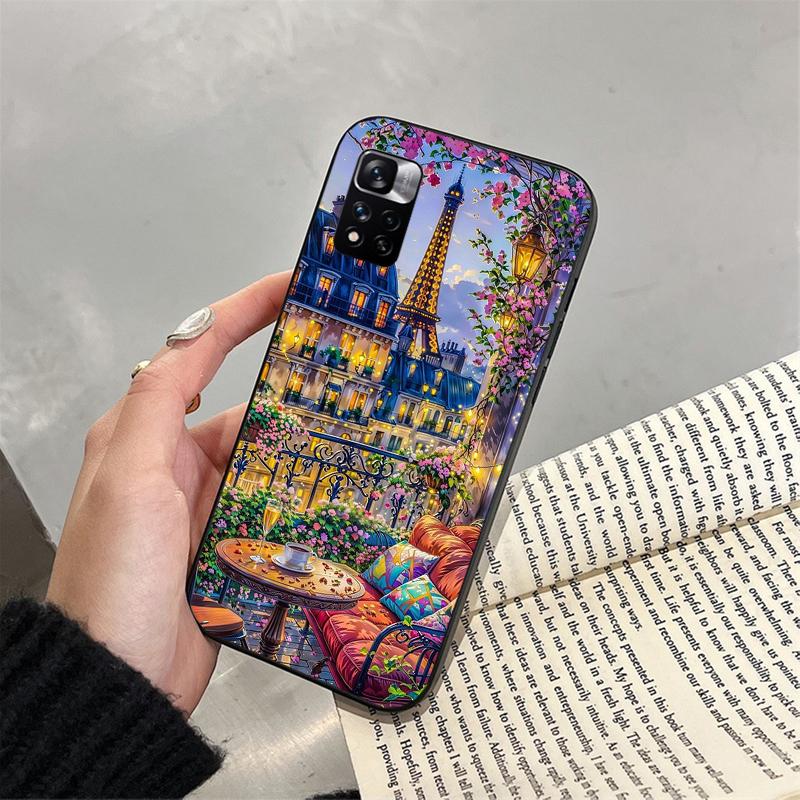 Eiffel Tower Funda Phone Case For Xiaomi Redmi note 14 Pro 14 13 12 11 10 Pro 14S 12S 11S Redmi 14C 13C 10