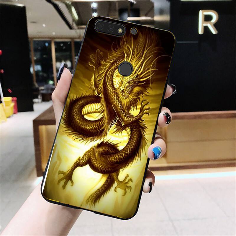 FHNBLJ Японский ТАТУ ДРАКОНА Чехол для Телефона Для Huawei Honor 7A 8X 9 10 20lite 10i 20i 7C 8C 5A 8A Honor Play 9X pro Mate 20 lite