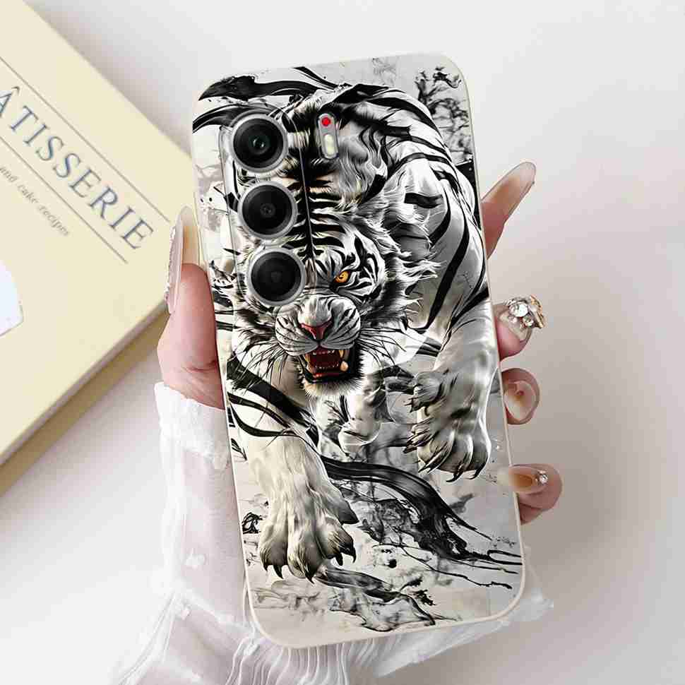 For Tecno Camon 40 Pro 5G Case Fashion Flower Cute Rabbit Soft Silicone Cover For Tecno Camon 40Pro 5G 6.78" Bumper Phone Cases