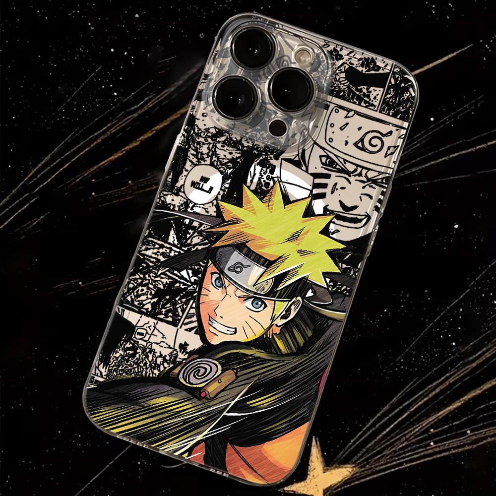 Cool Anime N-Narutos Magnetic Phone Case for Samsung Galaxy S25 S24 S23 S22 S21 S20 FE Edge Plus Ultra 5G Soft Clear TPU
