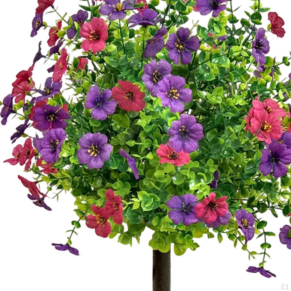 Garden Artificial Flower Stake Decorative Ornament Lawn Decor for Patio Outdoor