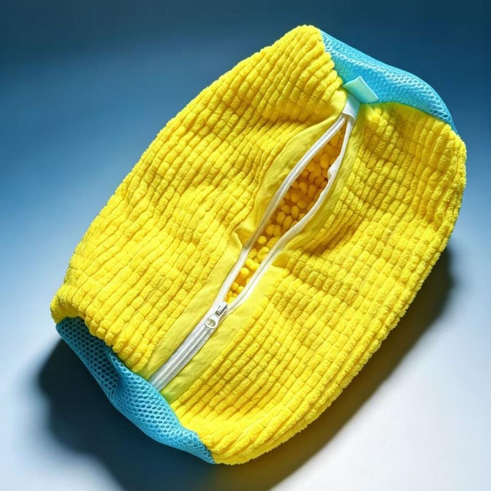 Washing Machine Bag Shoes Machine Laundry Bag Drying Bags with Zipper Closure 161° Surround Cleaning Reusable Durable Machine
