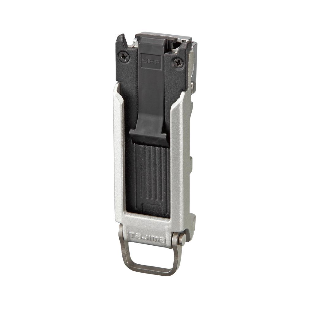 Tajima Safe System Safety Holder for Waist Slim design for easy Top button system allows for easy attachment to any waist Can be attached to the