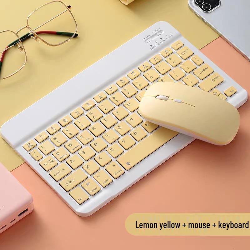 Универсальный Bluetooth-набор: клавиатура и мышь для планшетов 8,3 дюйма - Совместим с устройствами Apple iPad, Samsung, Xiaomi, Huawei