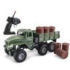 Jitu 1:Радиоуправляемая военная машина 16-го масштаба 4WD Внедорожник Скалолаз Симулятор армейского транспортного средства со светодиодными огнями 27 МГц Игрушечная машина для мальчиков