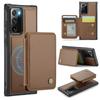 JEEHOOD J05 For Samsung Galaxy Note20 Ultra/Note20 Ultra 5G Case Leather Mobile Cover with Detachable Magnetic Card Bag