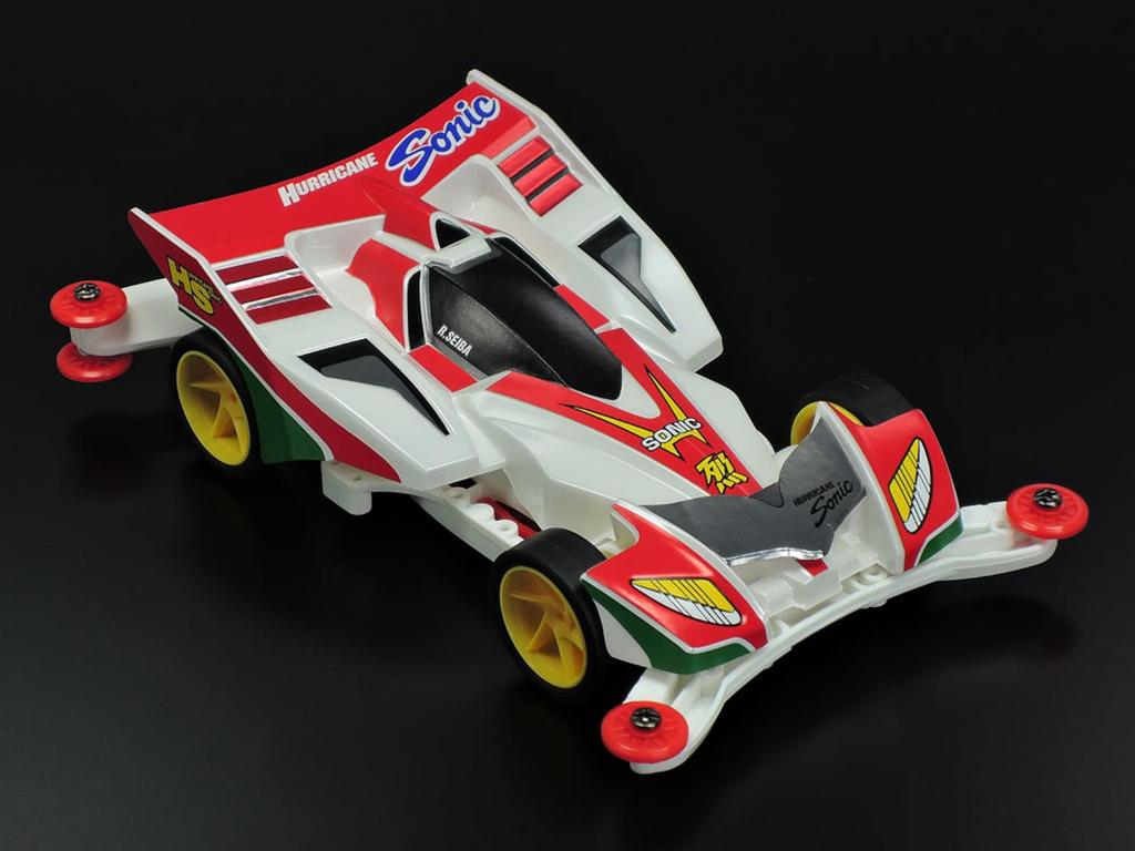 Tamiya Mini 4WD Special Project Hurricane Sonic Поликарбонатный кузов Special AR Chassis Full Cowl Mini 4WD 30th Anniversary 95603