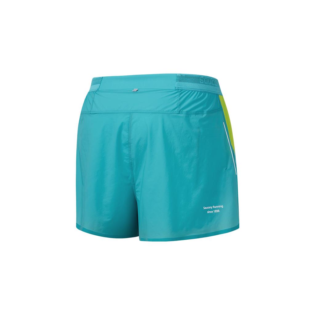 SAUCONY Racing Running Series Logo Letter Comfortable Lace-Up Casual Shorts Men Shorts Ceramic-Green SA2250DP64T-GE203