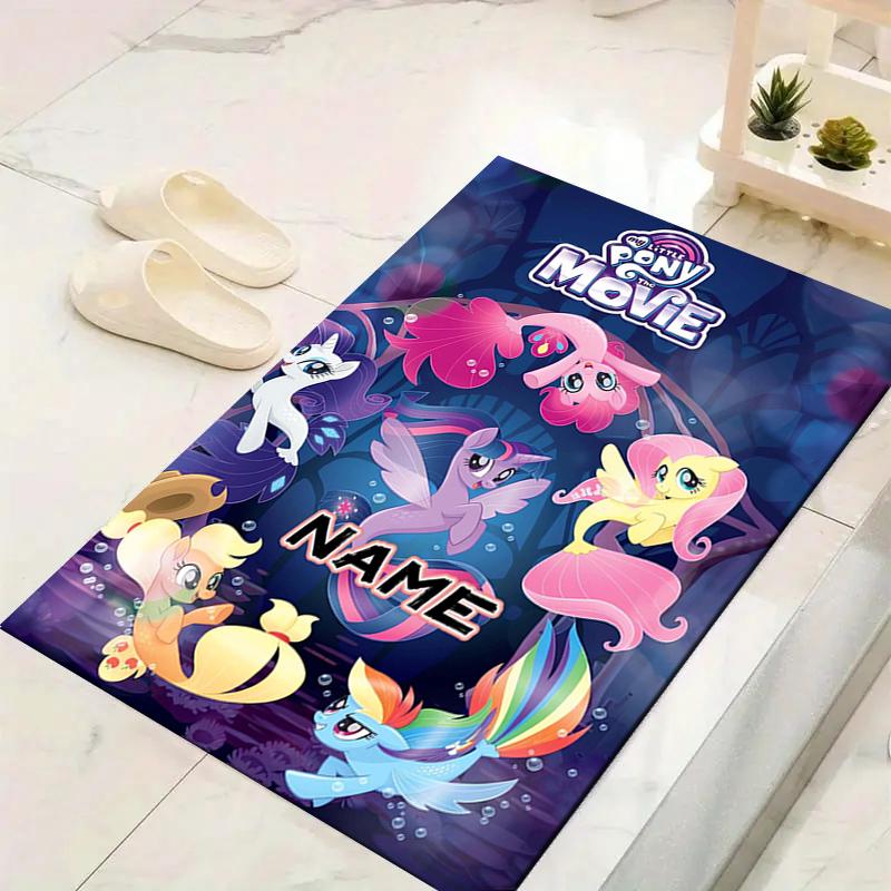 Custom 1Pc Little Pony Friendship Rug Office Carpet Indoor Outdoor Entrance Doormat Nonslip Soft And Comfortable Living Room D2915186
