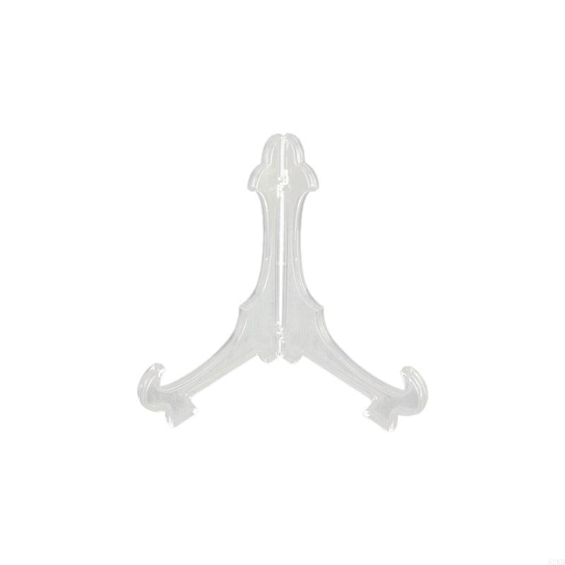 62KD 10pcs Foldable Triangle Display Stand Multifunction Plate Photo Card Book