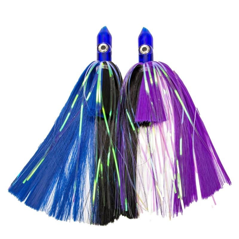 Soft Fishing Lures Simulation Squid Fishing Lures Baits Trolling Saltwater Baits Soft Skirt Baits Sea Fishing Lures