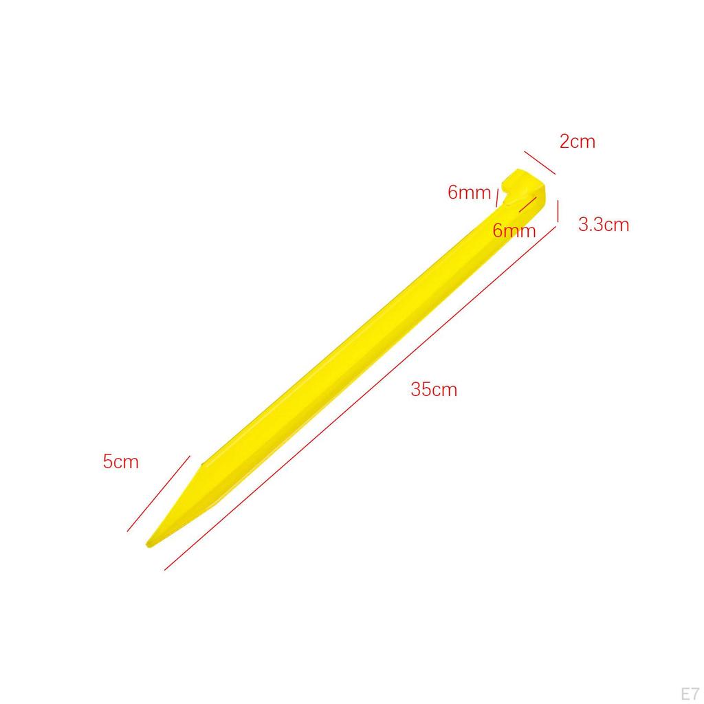 5 упаковок колышков для палаток, садовых походов, пеших прогулок на заднем дворе