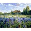 Flower Field Purple Rhyme Scenery DIY Digital Painting By Numbers Modern Wall Art Canvas Painting Unique Gift Home Decor 40x50cm