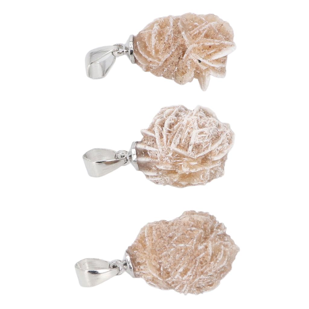 3 шт. многоцелевой кулон из камня Desert Rose с подвеской Desert Rose для изготовления ювелирных изделий