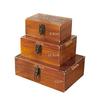 Wooden Jewelry Box Vintage Storage Case Miscellaneous Organizer Cosmetics Box  Travel