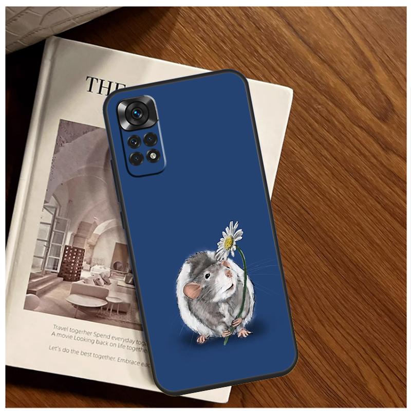 Mouse Rat Case For Xiaomi Redmi Note 13 11 10 9 8 12 Pro Plus 12S 11S 10S 9S 10A 9C 10C 12C 13C Funda